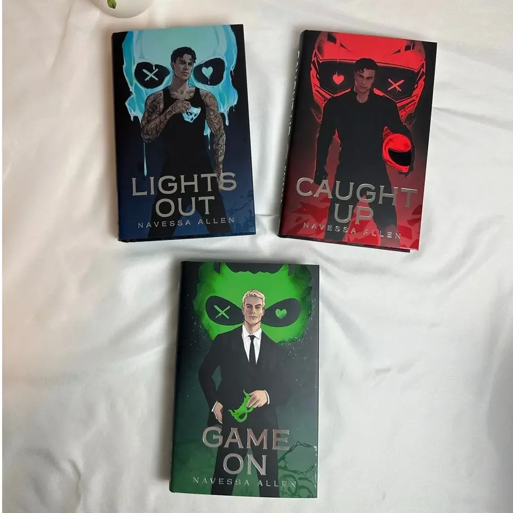 Lights Out Caught Up Game On Navessa Allen FairyLoot SE Hardcover 3 Book Set